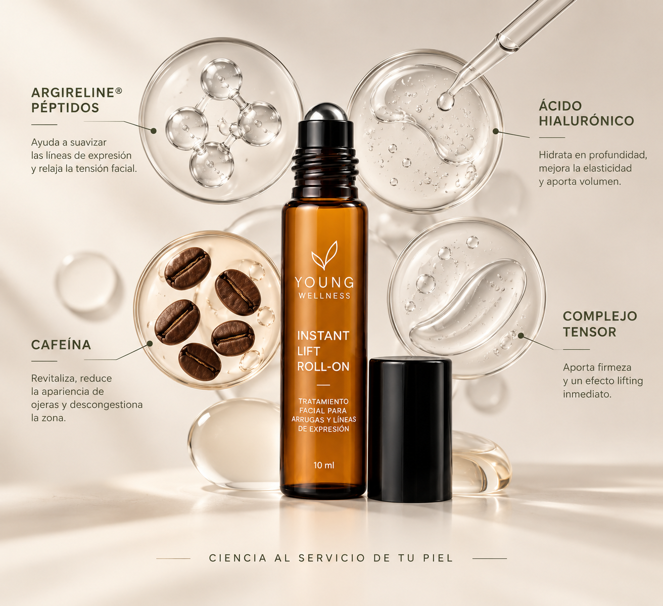 Activos de Instant Lift Roll-On