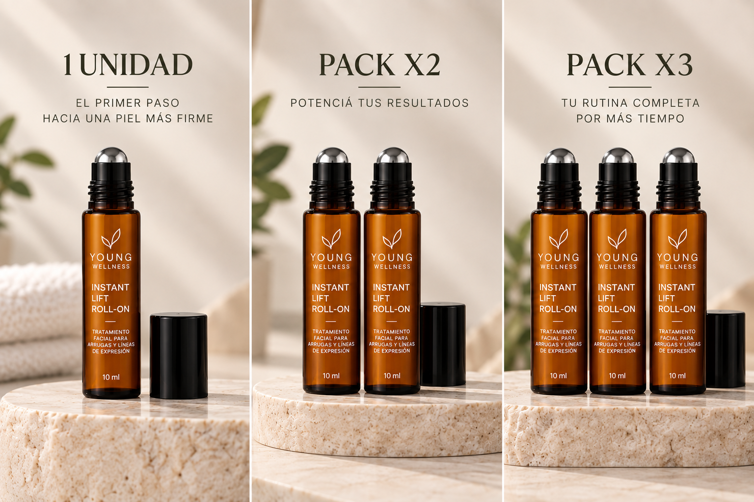 Packs de Instant Lift Roll-On